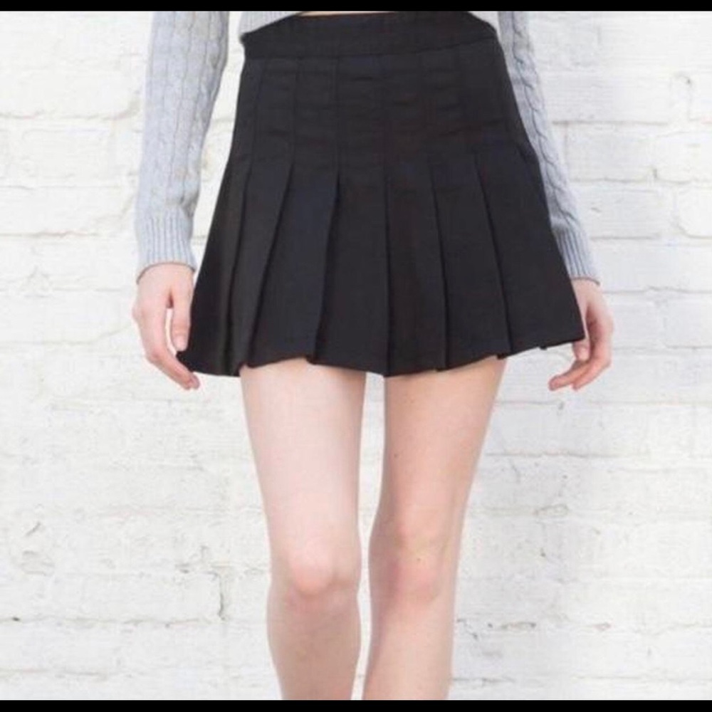 brandy pleated skirt